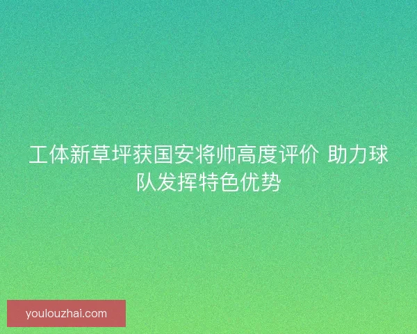 工体新草坪获国安将帅高度评价 助力球队发挥特色优势